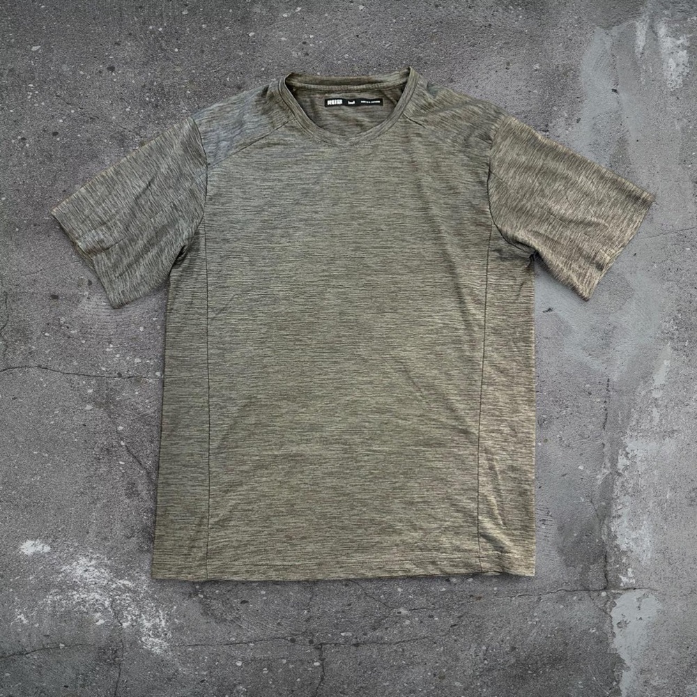 REI athletic gorpcore hiking gym shirt outdoor activewear gray mens S